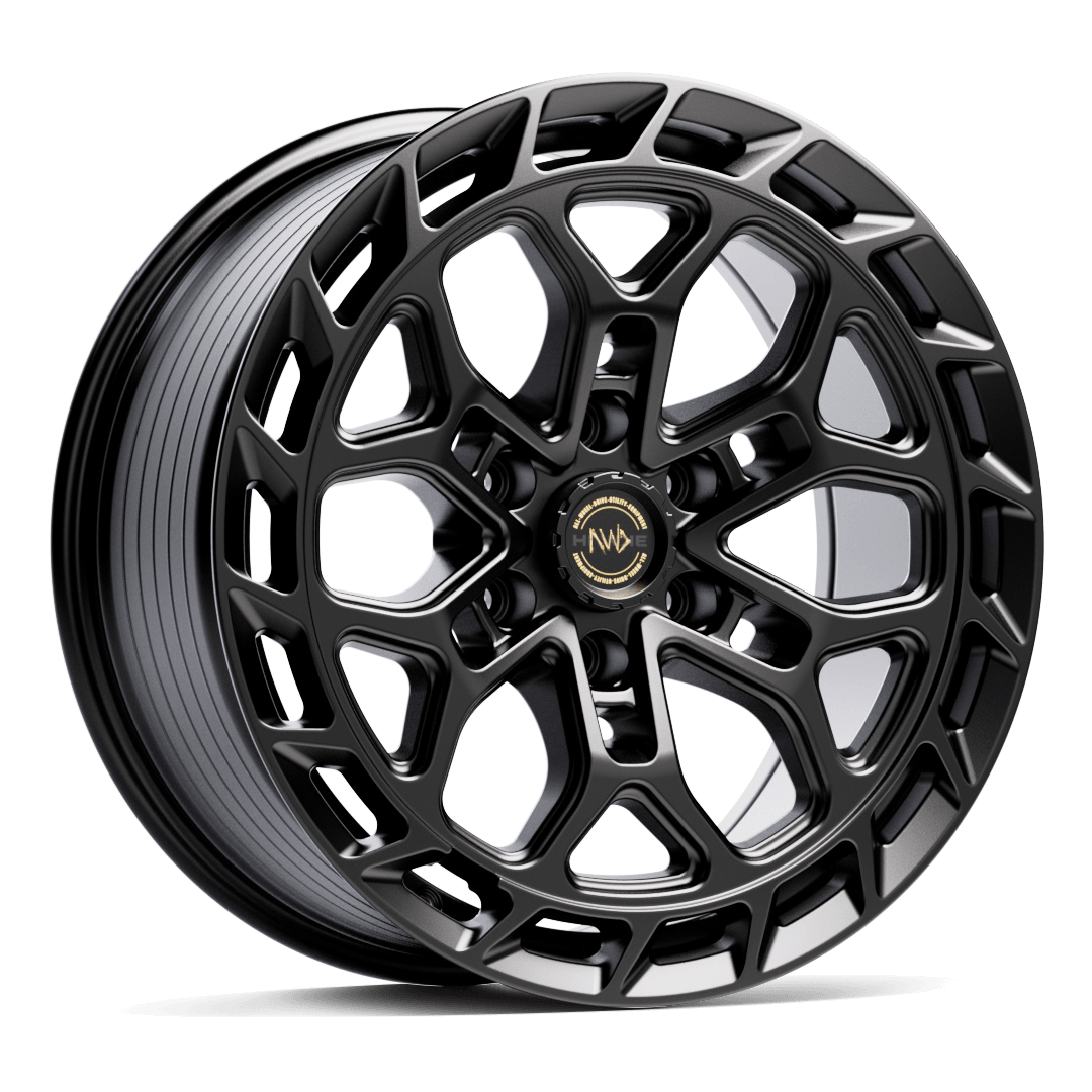 Hawke AWD Wheels Overland Matt Black Alloy Wheels