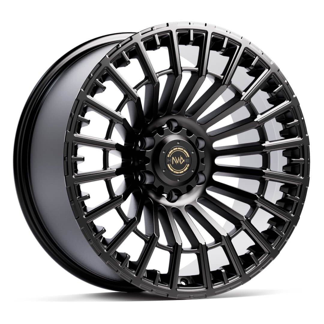 Hawke AWD Wheels Nevada Matt Black Alloy Wheels