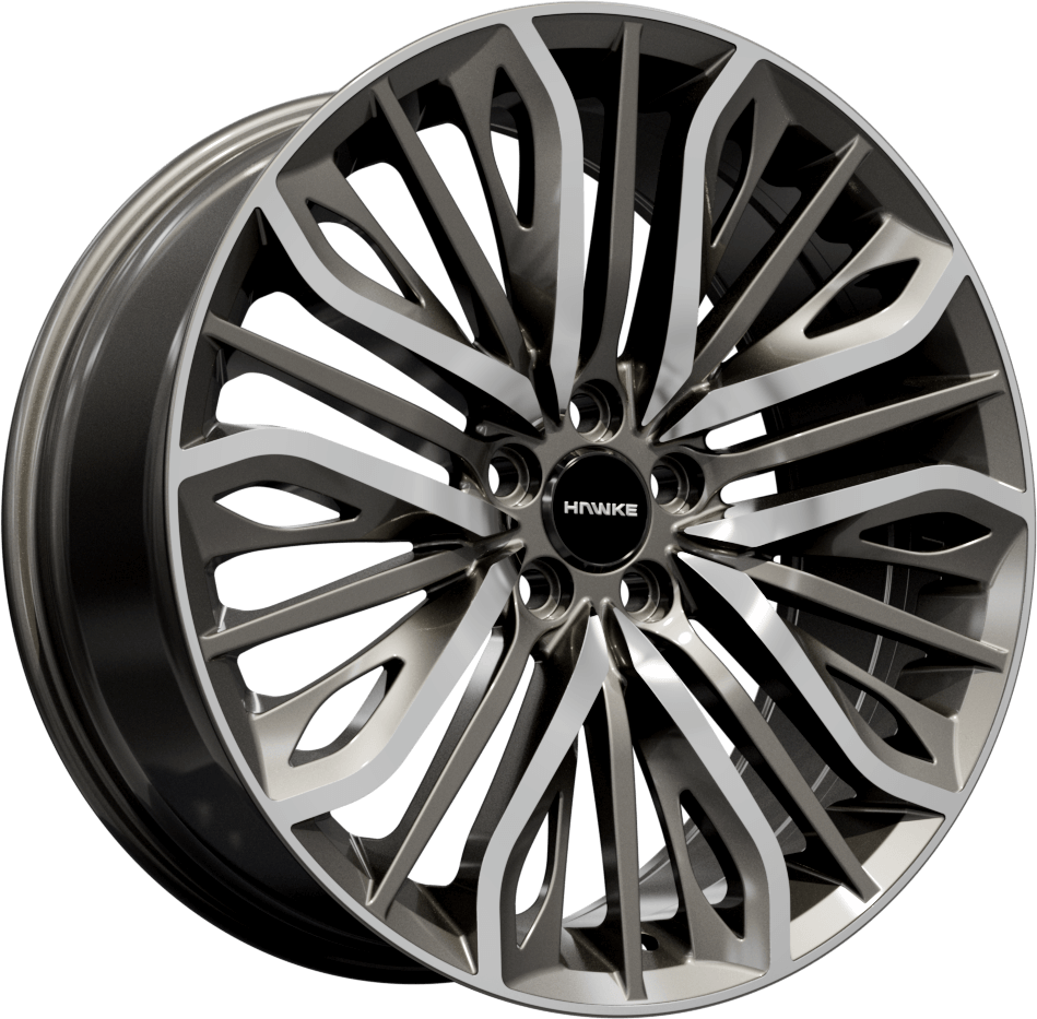 Hawke Wheels Vega Alloy Wheel 22" x 9.5" ET30 Gunmetal Polish