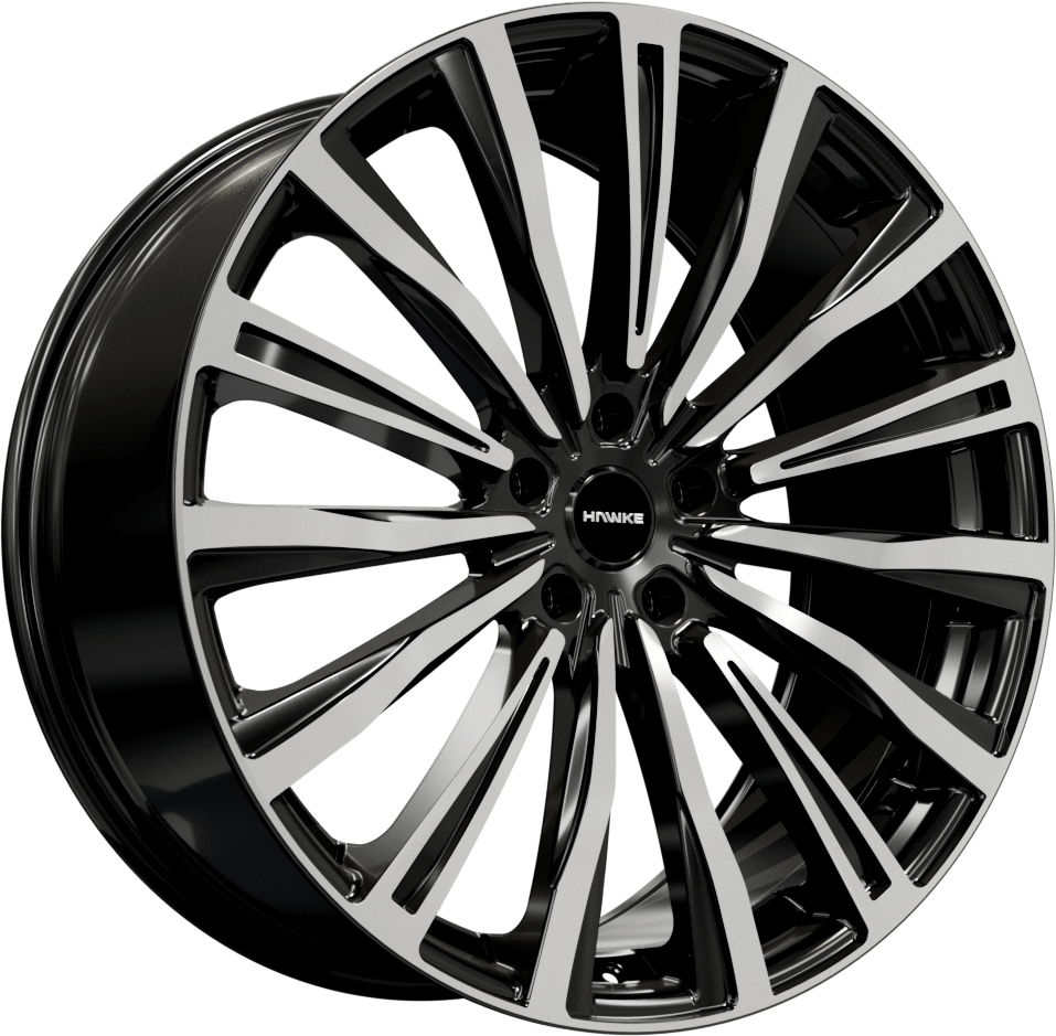HAWKE WHEELS Chayton - Black Polish alloy wheel