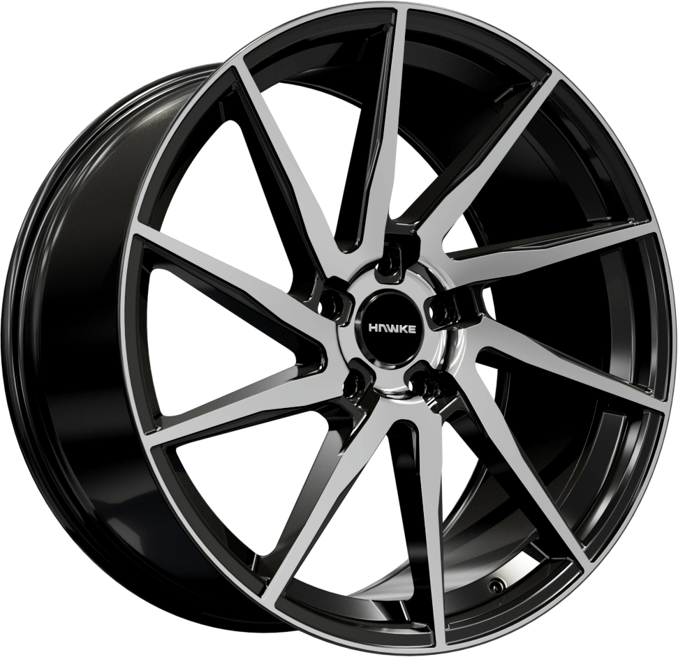 HAWKE WHEELS Arion - Black Polish alloy wheel