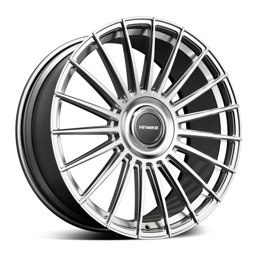 HAWKE WHEELS Marquis - Brushed Silver alloy wheel