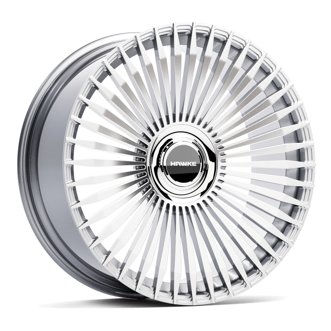 HAWKE WHEELS Aspray - Brushed Silver alloy wheel