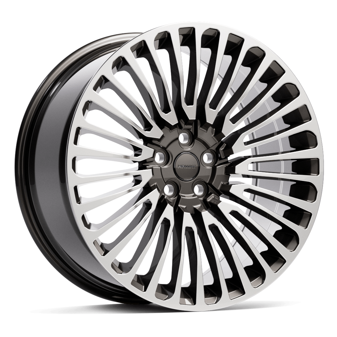 HAWKE WHEELS Sentry - Grey Polished alloy wheel