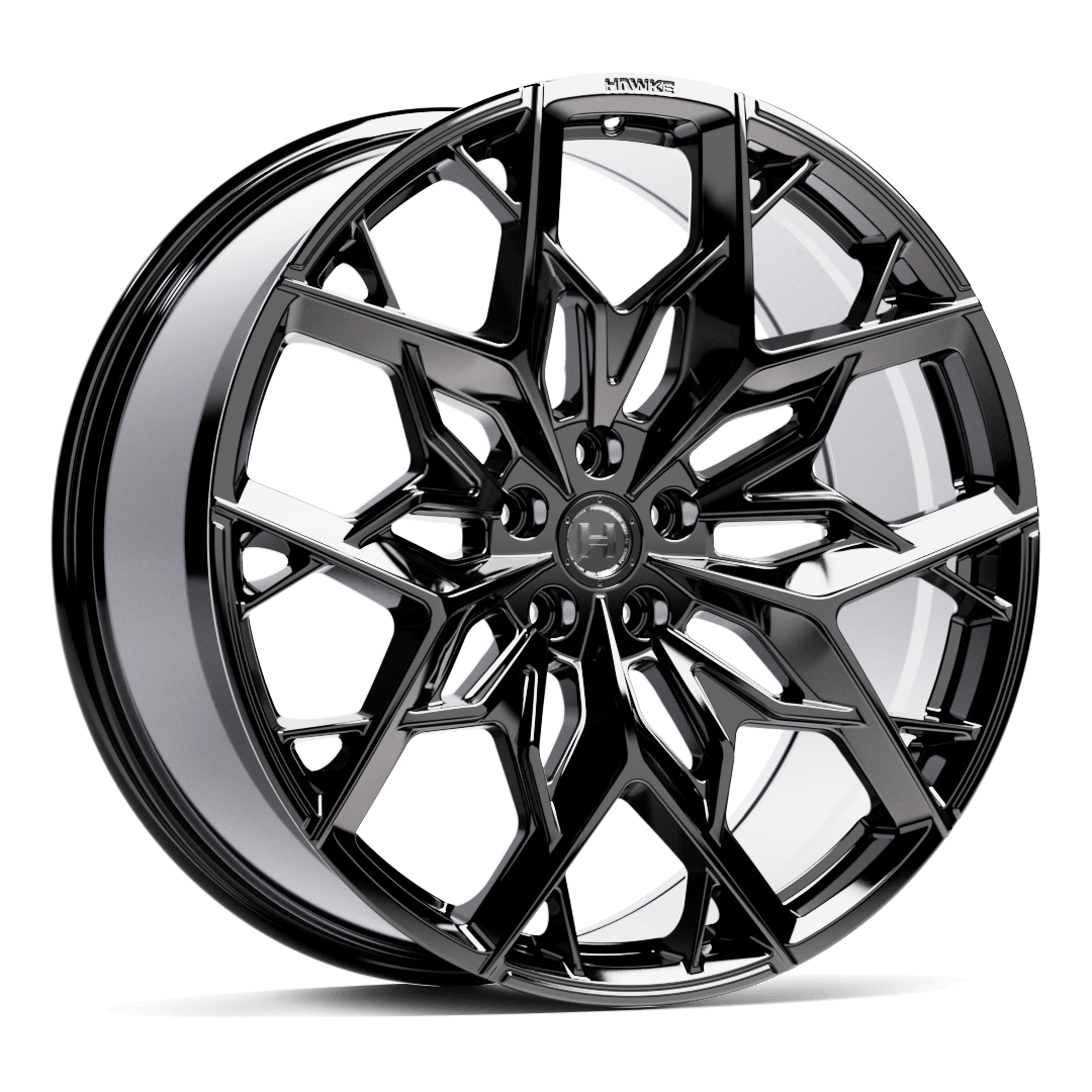 HAWKE WHEELS Vortex Elite - Gloss Black alloy wheel