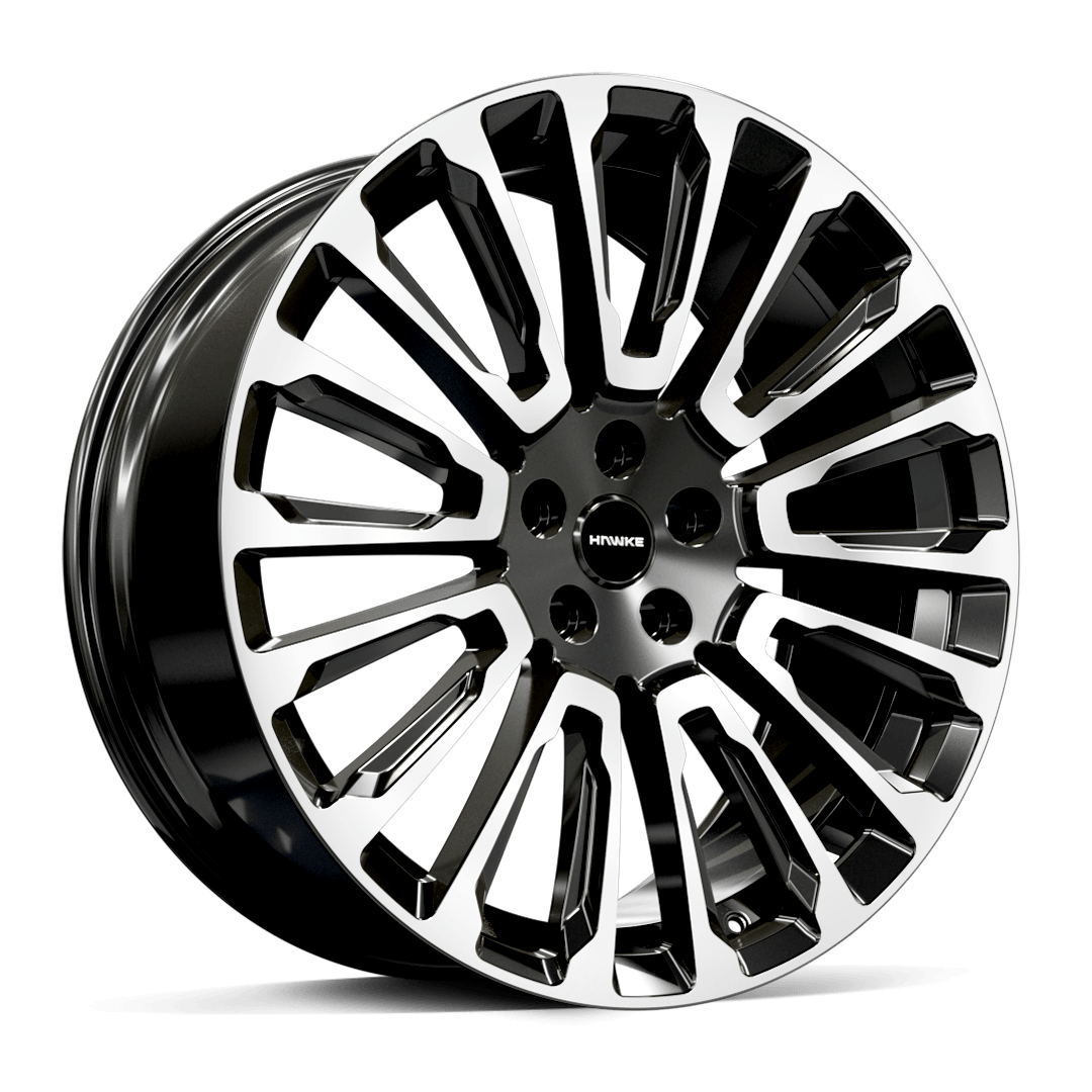 HAWKE WHEELS Talon - Black Polish alloy wheel
