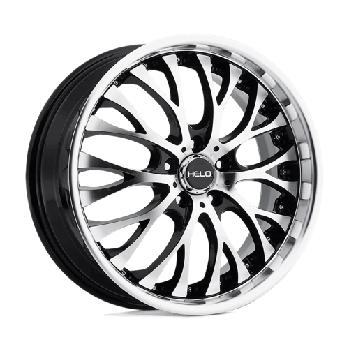 Helo HE890 - Gloss Black W/ Machined Face alloy wheel