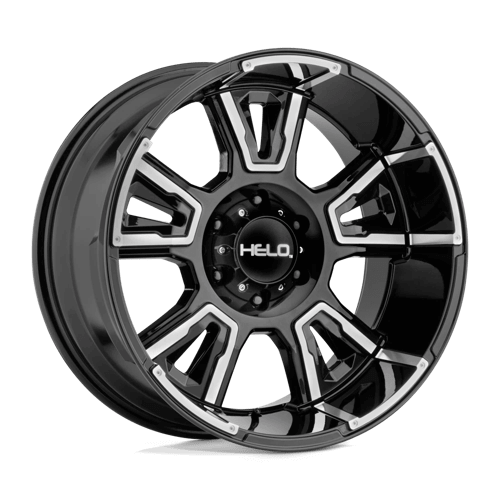 Helo HE914 - Gloss Black Machined alloy wheel