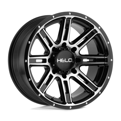 Helo HE900 - Gloss Black Machined alloy wheel