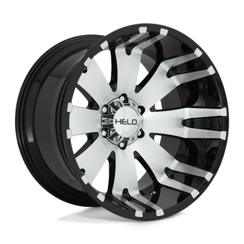 Helo HE917 - Gloss Black Machined alloy wheel