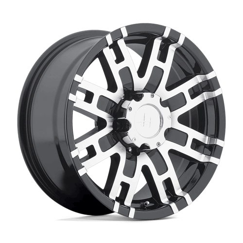 Helo HE835 - Gloss Black Machined alloy wheel