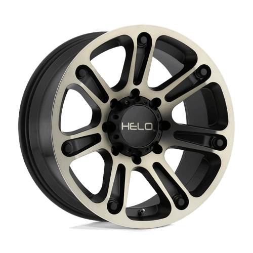 Helo HE904 - Satin Black Machined W/ Dark Tint alloy wheel