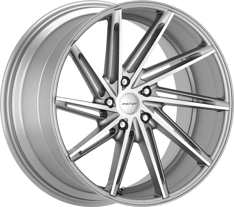 INOVIT Turbine (Left) - Silver/mf/satin Lacquer alloy wheel