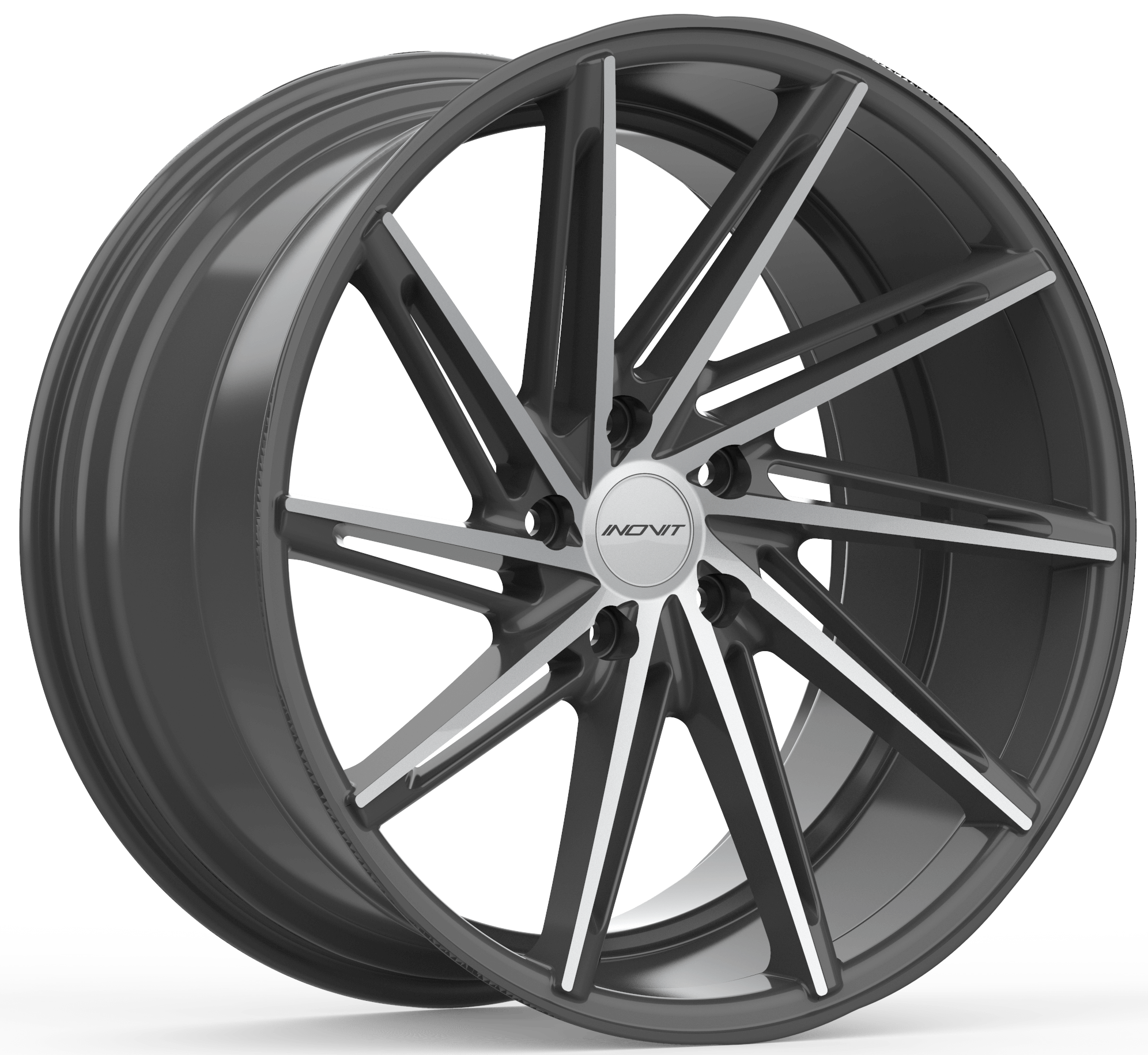 INOVIT Turbine (Left) - Gunmetal/satin Lacquer alloy wheel