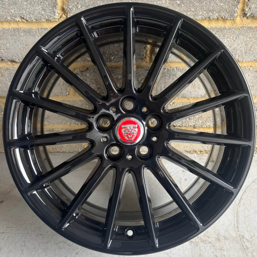 Jaguar OEM 15 Spoke - Gloss Black alloy wheel