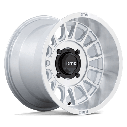 KMC Powersports KS138 IMPACT UTV - Silver W/ Machined Face alloy wheel