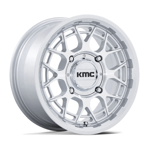 KMC Powersports KS139 TECHNIC UTV - Gloss Silver Machined alloy wheel