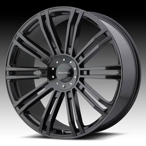 KMC KM677 D2 - Gloss Black alloy wheel
