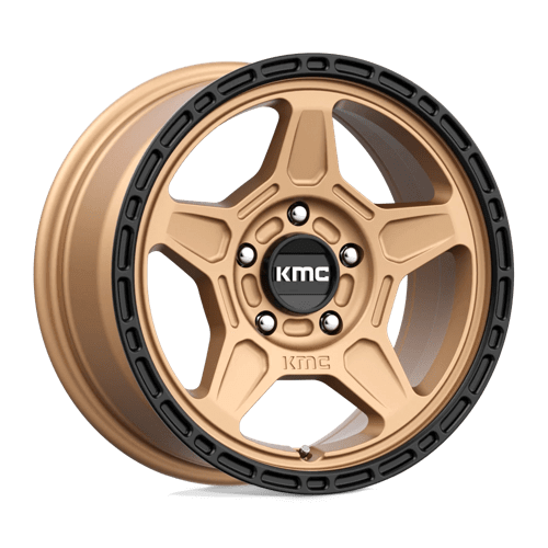 KMC KM721 ALPINE - Matte Bronze W/ Black Lip alloy wheel