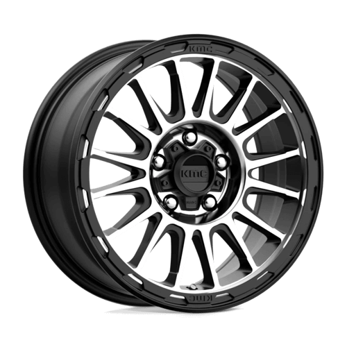 KMC KM542 IMPACT - Satin Black Machined alloy wheel
