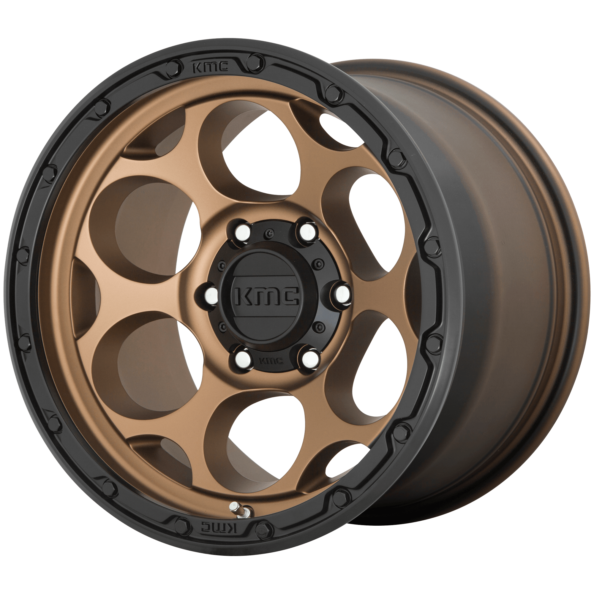 KMC KM541 DIRTY HARRY Matte Bronze W/ Black Lip Alloy Wheels