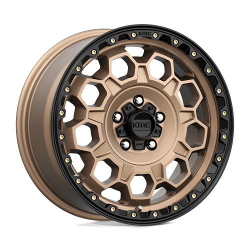 KMC KM545 TREK - Matte Bronze W/ Black Lip alloy wheel
