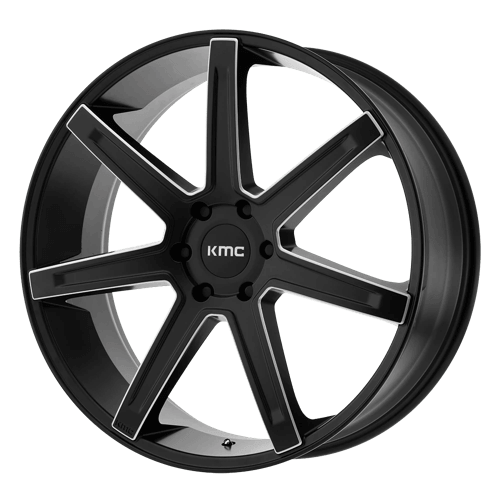 KMC KM700 REVERT - Satin Black Milled alloy wheel