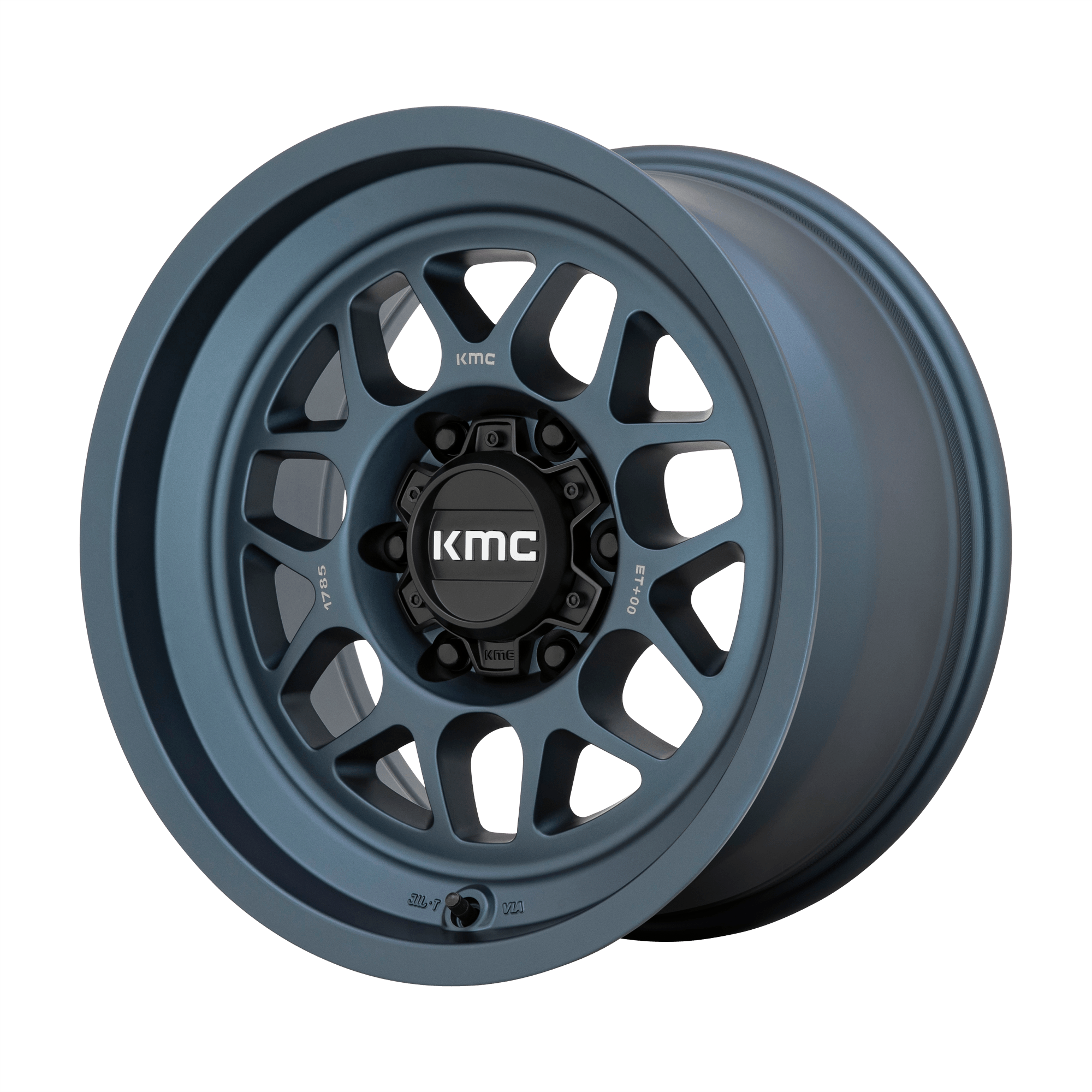 KMC KM725 TERRA Metallic Blue Alloy Wheels