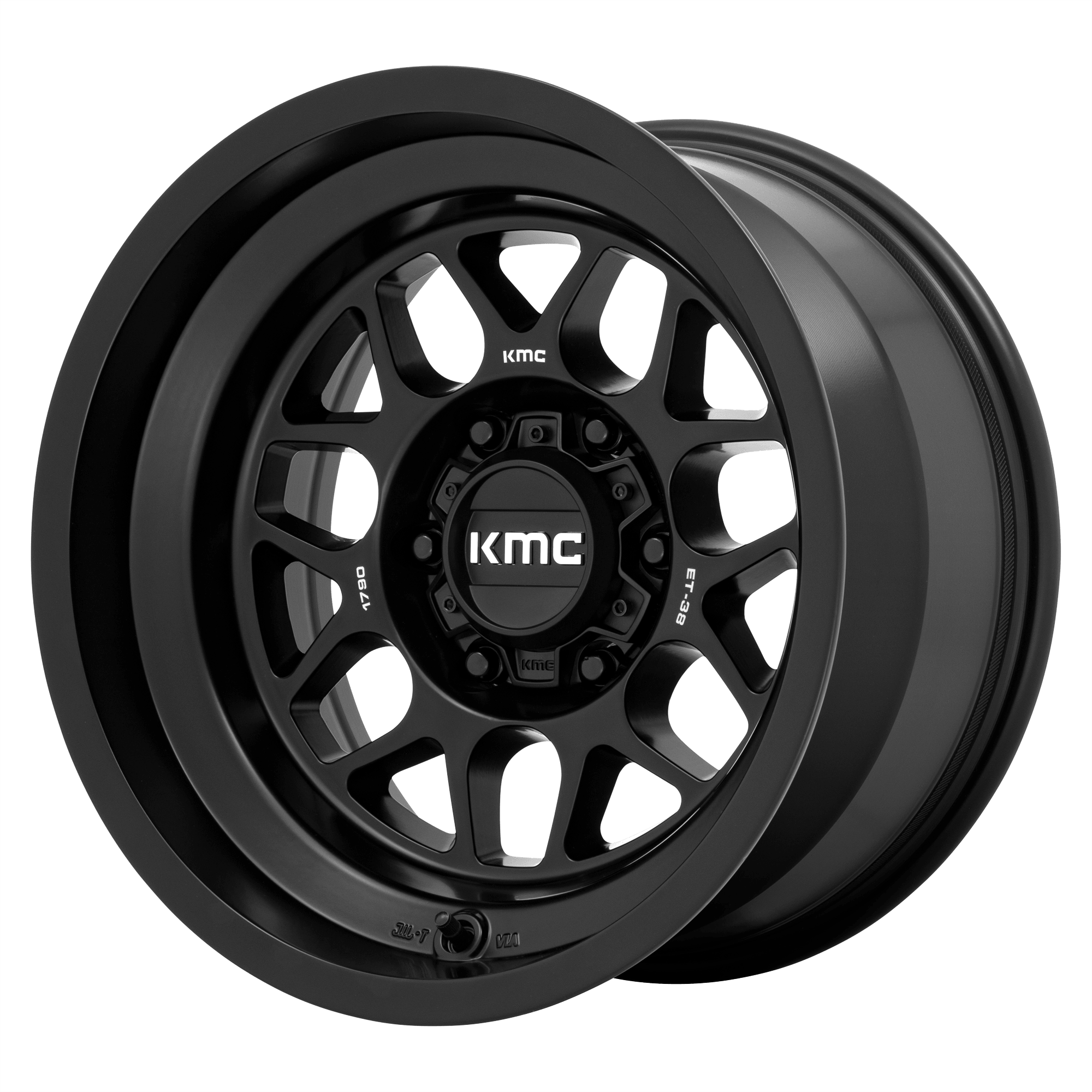 KMC KM725 TERRA Satin Black Alloy Wheels