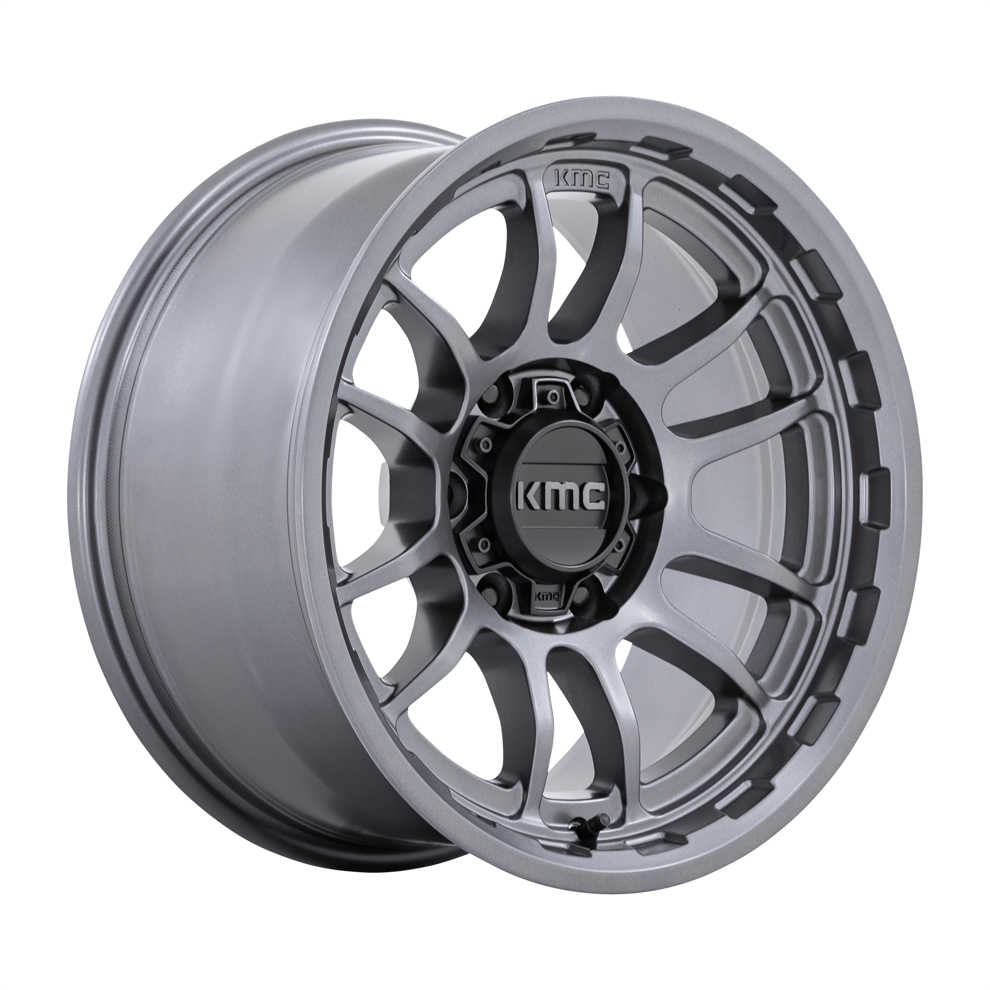 KMC KM727 WRATH Matte Anthracite Alloy Wheels