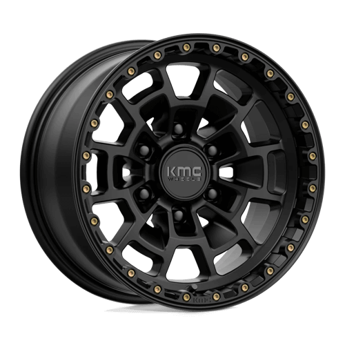 KMC KM718 SUMMIT - Satin Black alloy wheel