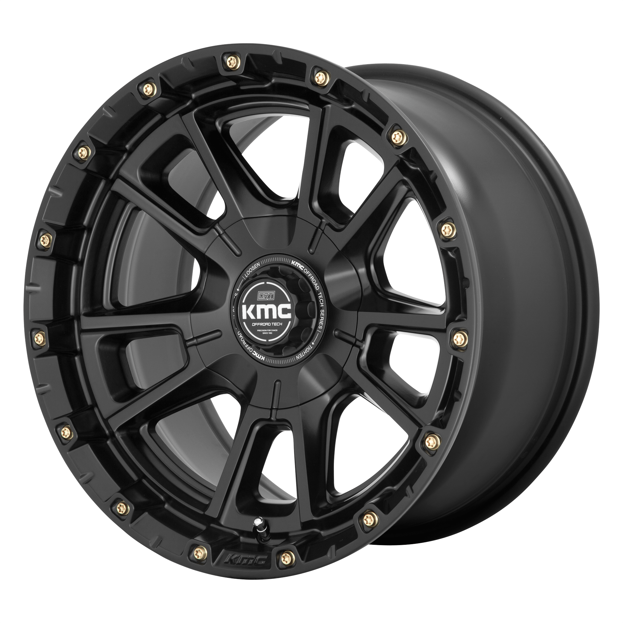 KMC KM100 SYNC Satin Black Alloy Wheels