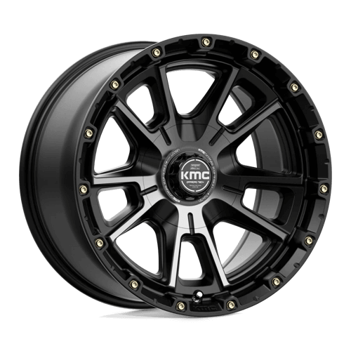 KMC KM100 SYNC - Satin Black W/ Gray Tint alloy wheel