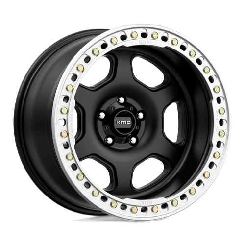KMC KM233 HEX BEADLOCK - Satin Black alloy wheel