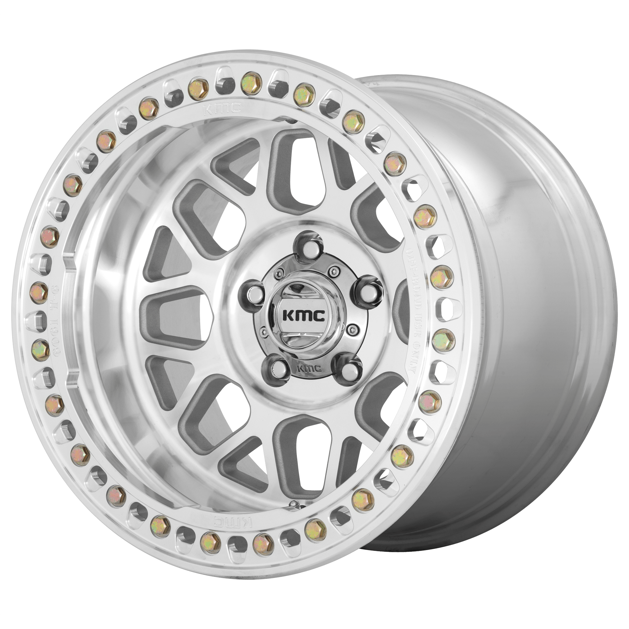 KMC KM235 GRENADE CRAWL BEADLOCK Machined Alloy Wheels