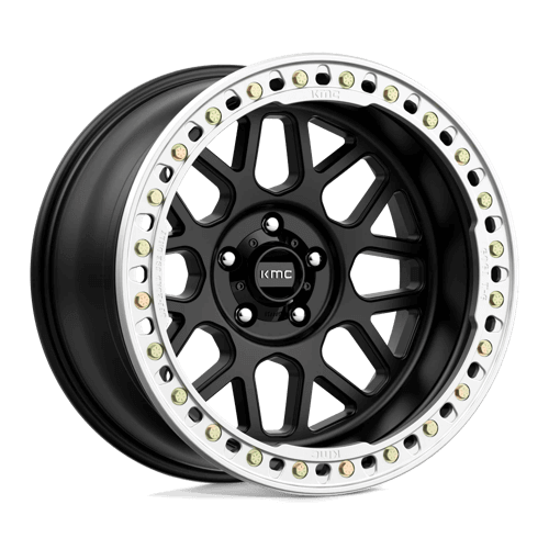 KMC KM235 GRENADE CRAWL BEADLOCK - Satin Black alloy wheel