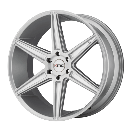 KMC KM712 PRISM TRUCK - Brushed Silver alloy wheel