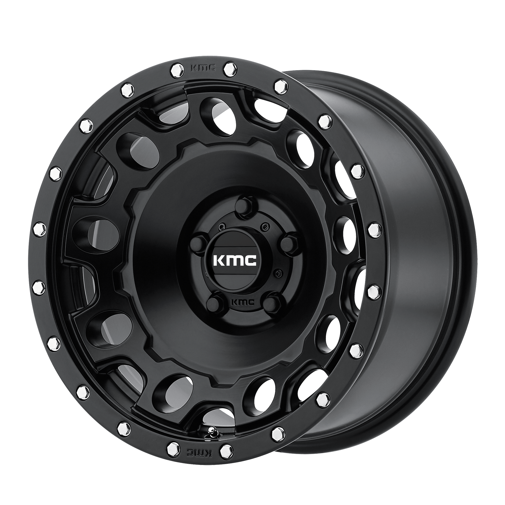 KMC KM529 HOLESHOT Satin Black Alloy Wheels