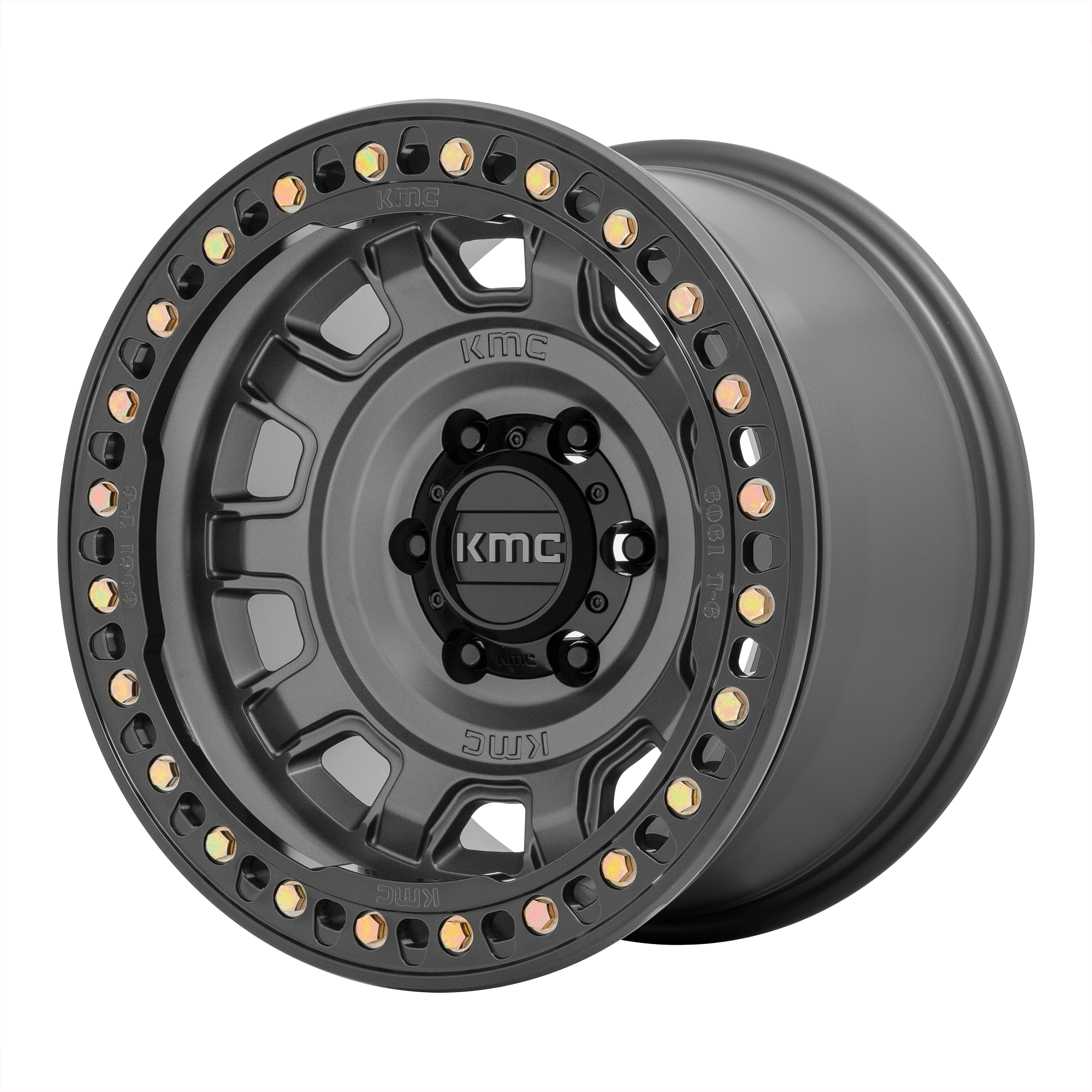 KMC KM236 TANK BEADLOCK Anthracite Alloy Wheels