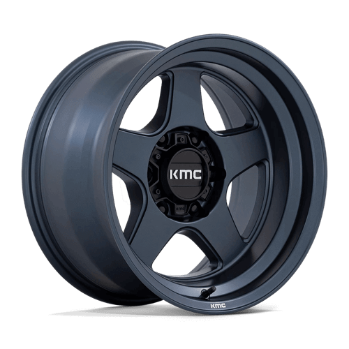 KMC KM728 LOBO - Metallic Blue alloy wheel