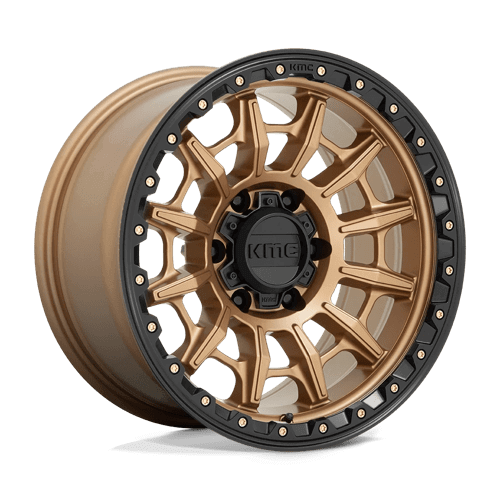 KMC KM547 CARNAGE - Matte Bronze W/ Black Lip alloy wheel