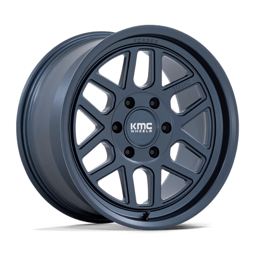 KMC KM446 MESA FORGED MONOBLOCK Metallic Blue Alloy Wheels