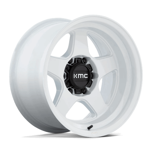 KMC KM728 LOBO - Gloss White alloy wheel