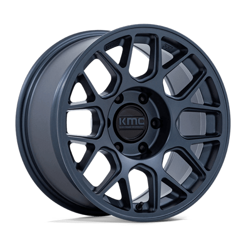 KMC KM730 HATCHET - Metallic Blue alloy wheel