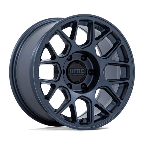 KMC KM730 HATCHET Metallic Blue Alloy Wheels