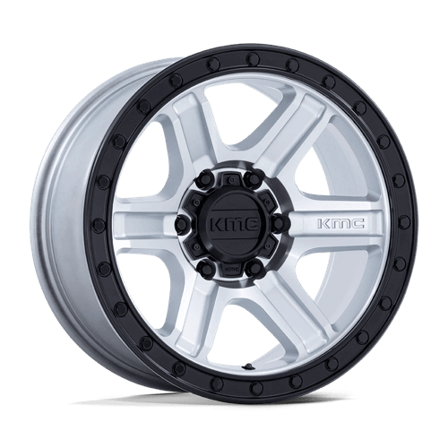 KMC KM551 OUTRUN - Machined W/ Gloss Black Lip alloy wheel