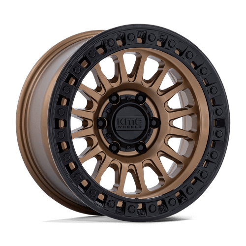 KMC KM552 IMS - Matte Bronze W Gloss Black Lip alloy wheel