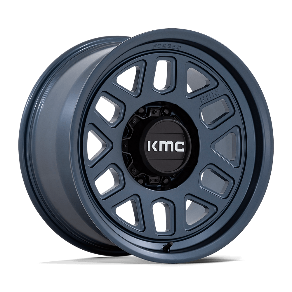 KMC KM451 MESA FORGED MONOBLOCK Metallic Blue Alloy Wheels