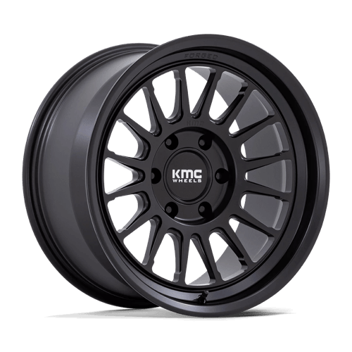 KMC KM447 IMPACT FORGED MONOBLOCK Satin Black Alloy Wheels