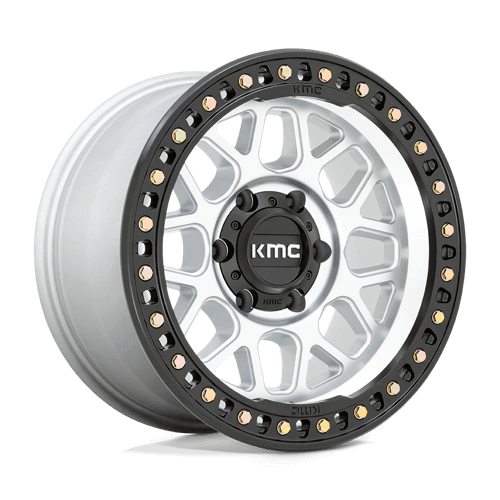 KMC KM549 GRS - Machined W/ Satin Black Lip alloy wheel